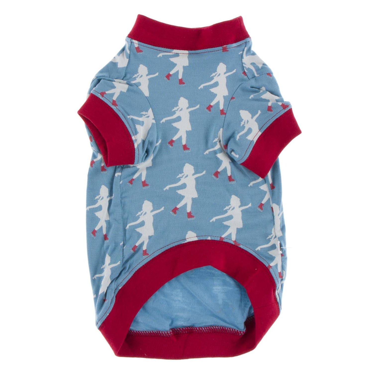 Print Dog Tee in Blue Moon Ice Skater