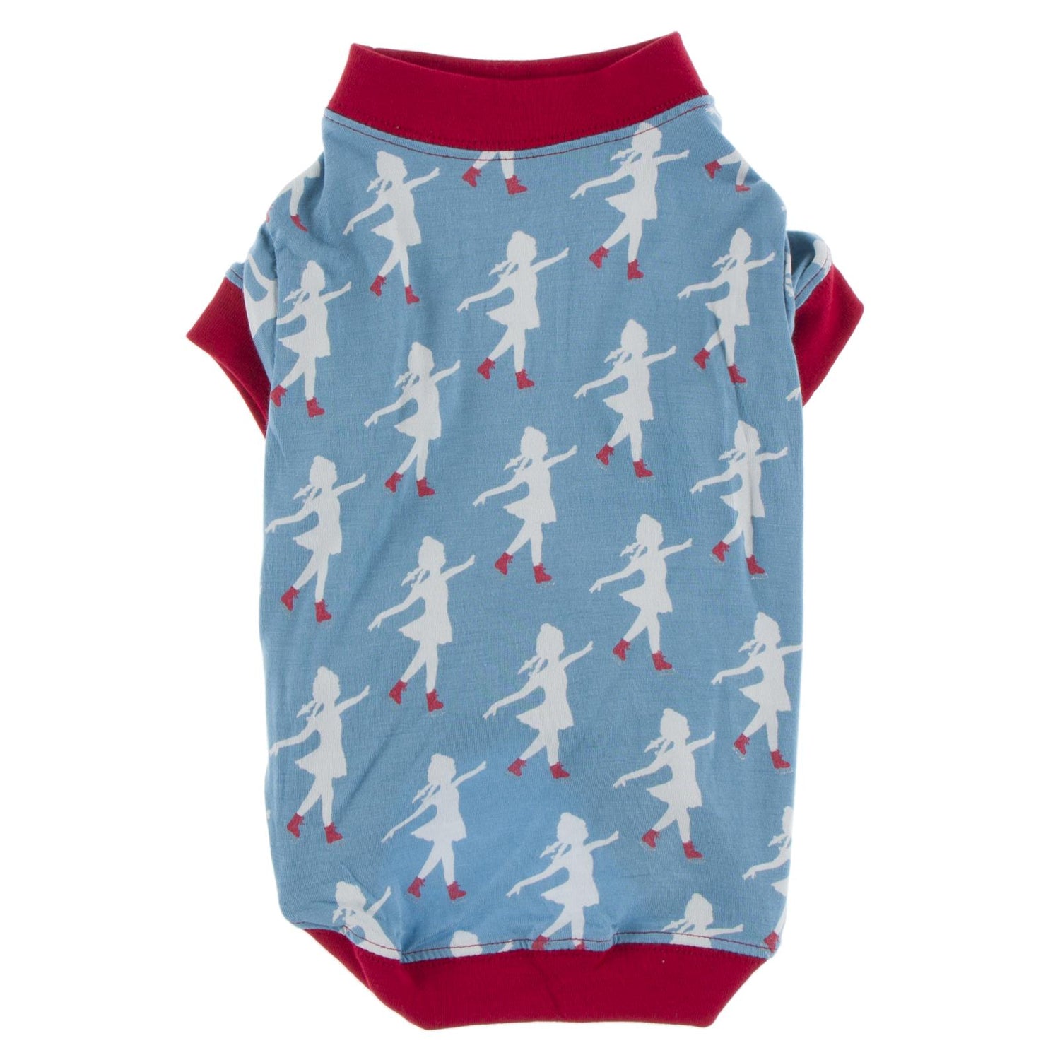 Print Dog Tee in Blue Moon Ice Skater