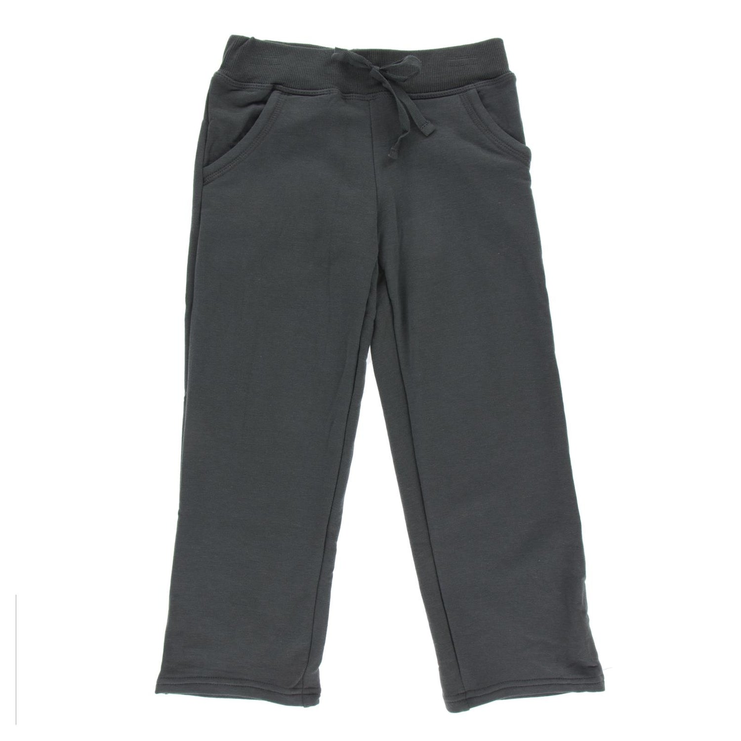 Fleece Straight Leg Sweatpants in Pewter