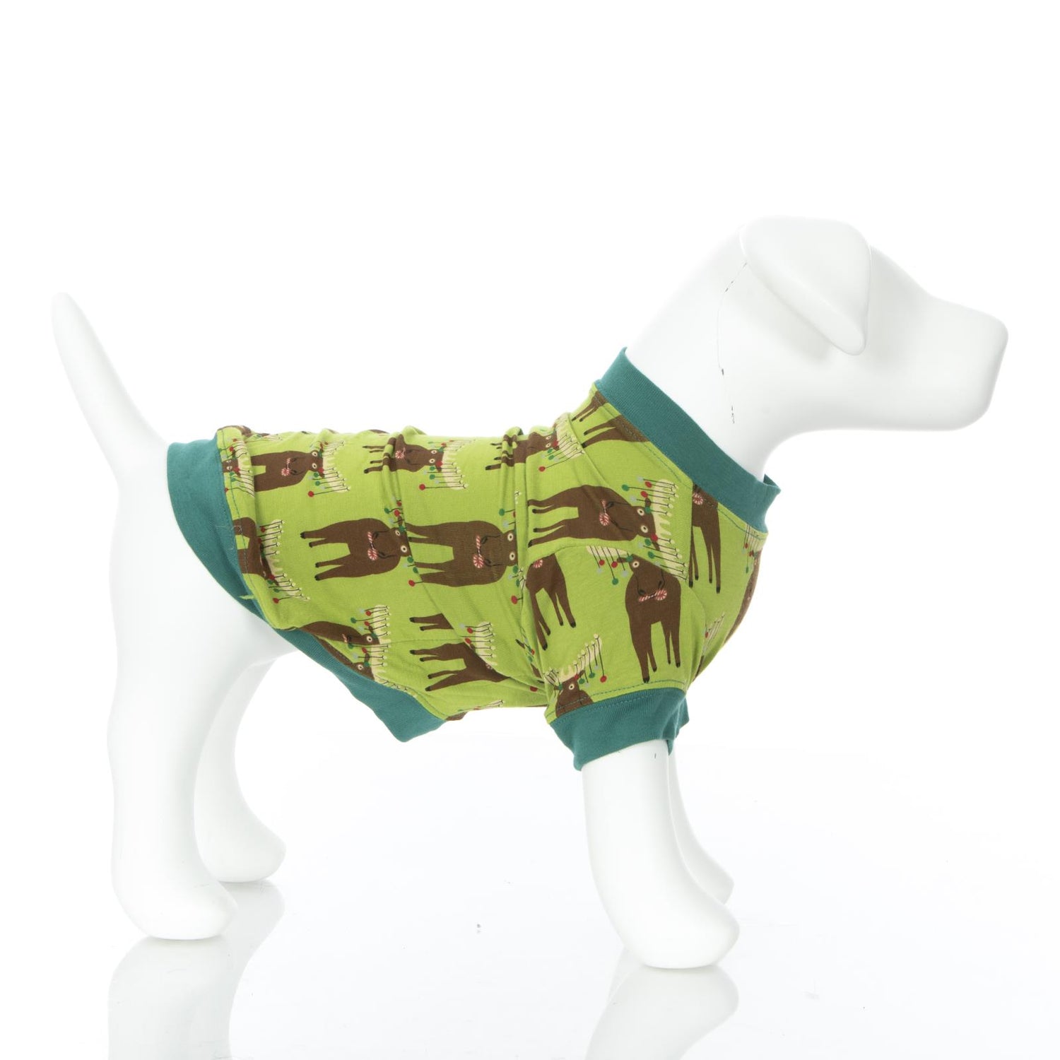 Print Dog Tee in Meadow Bad Moose