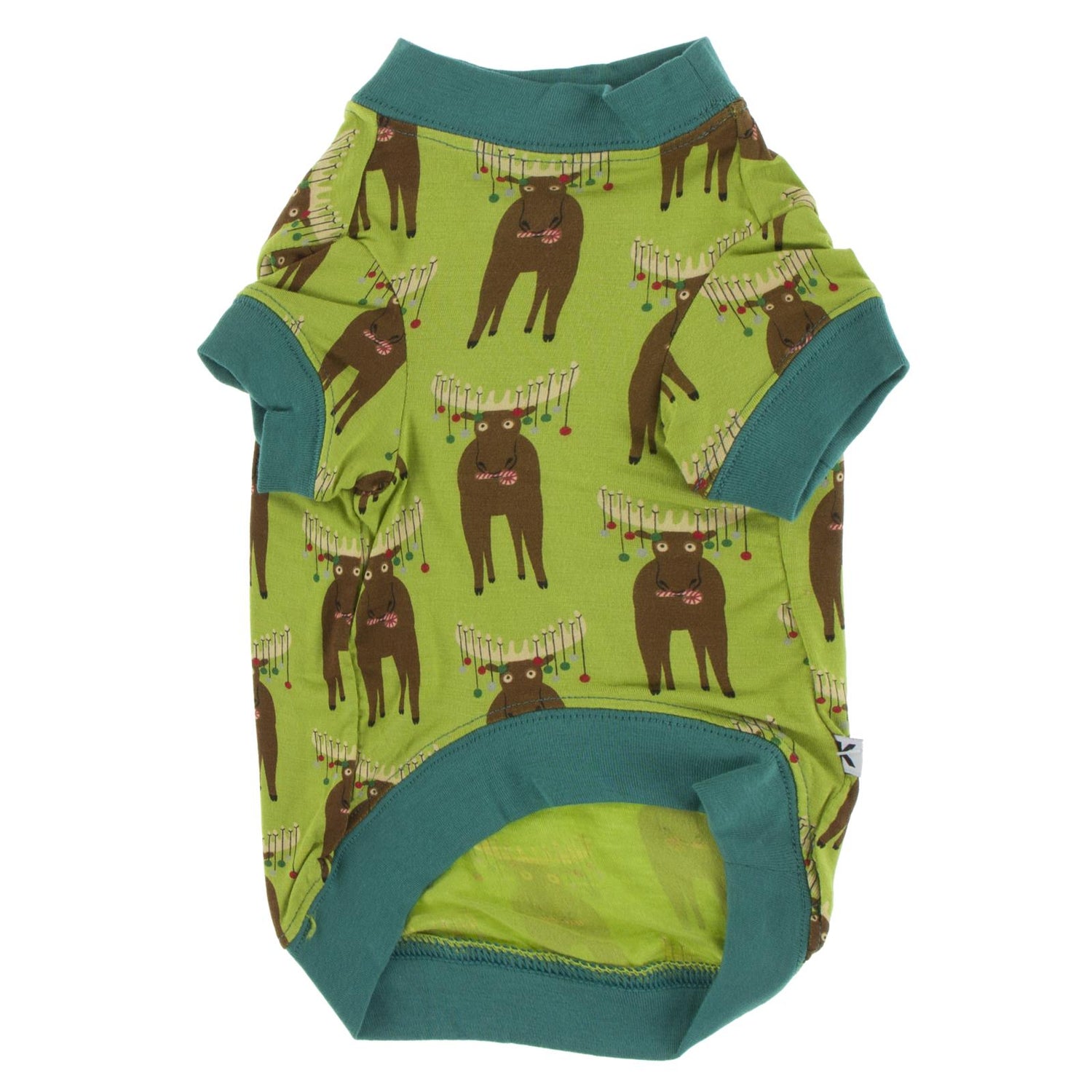 Print Dog Tee in Meadow Bad Moose