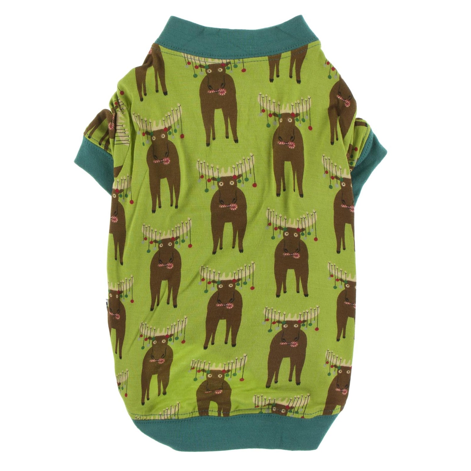 Print Dog Tee in Meadow Bad Moose
