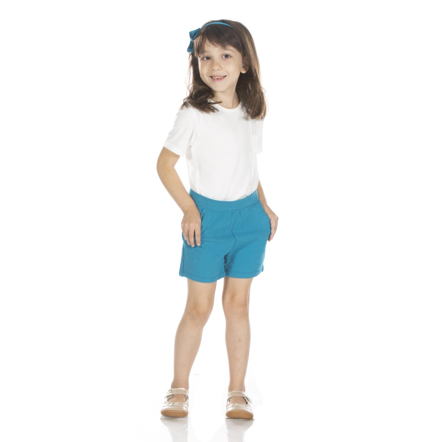 Fleece Summer Shorts in Seaport