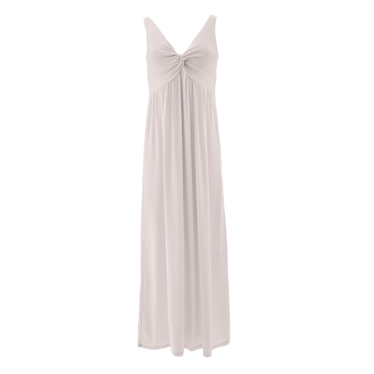Women's Solid Simple Twist Nightgown in Baby Rose