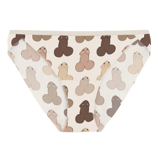 Women's Print Bikini Brief in Prostate Health Awareness