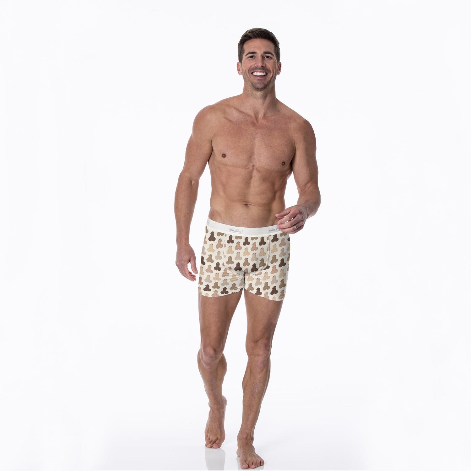 Men's Print Boxer Brief in Prostate Health Awareness