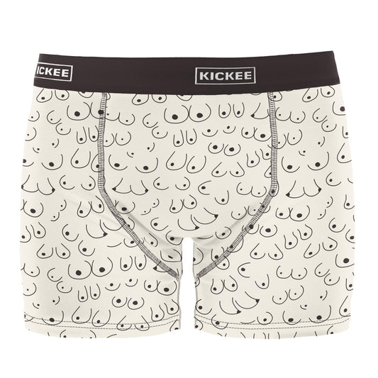 Men's Print Boxer Brief in Breast Cancer Awareness
