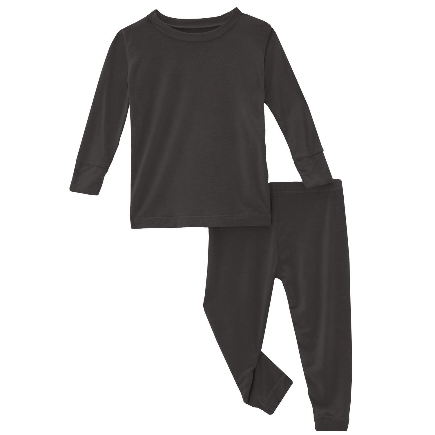 Long Sleeve Pajama Set in Midnight