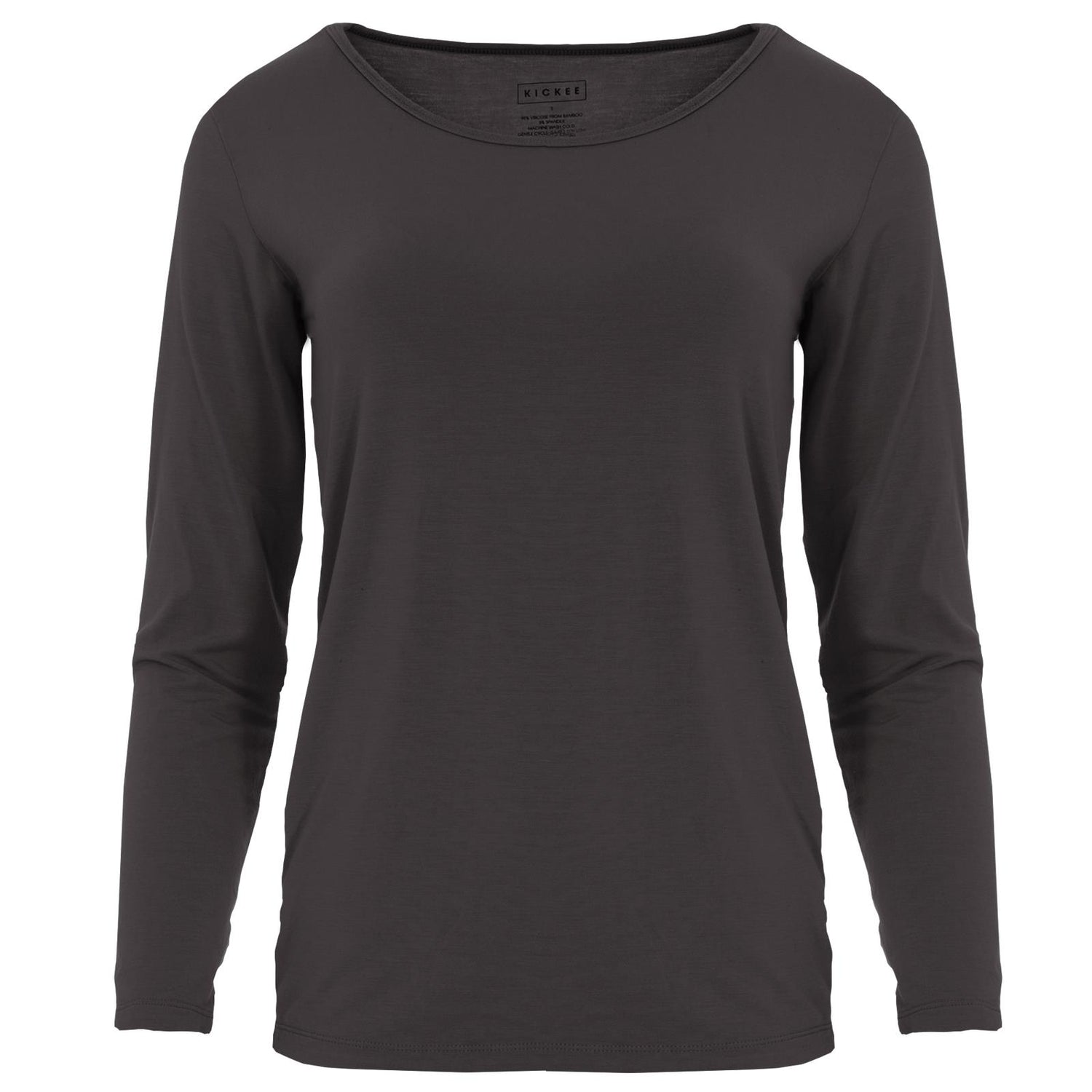 Women's Long Sleeve Relaxed Tee in Midnight