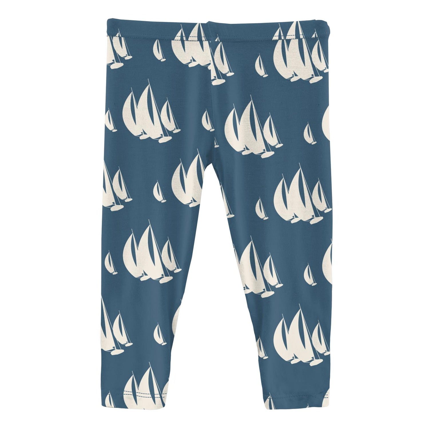 Print Leggings in Deep Sea Sailboat Race