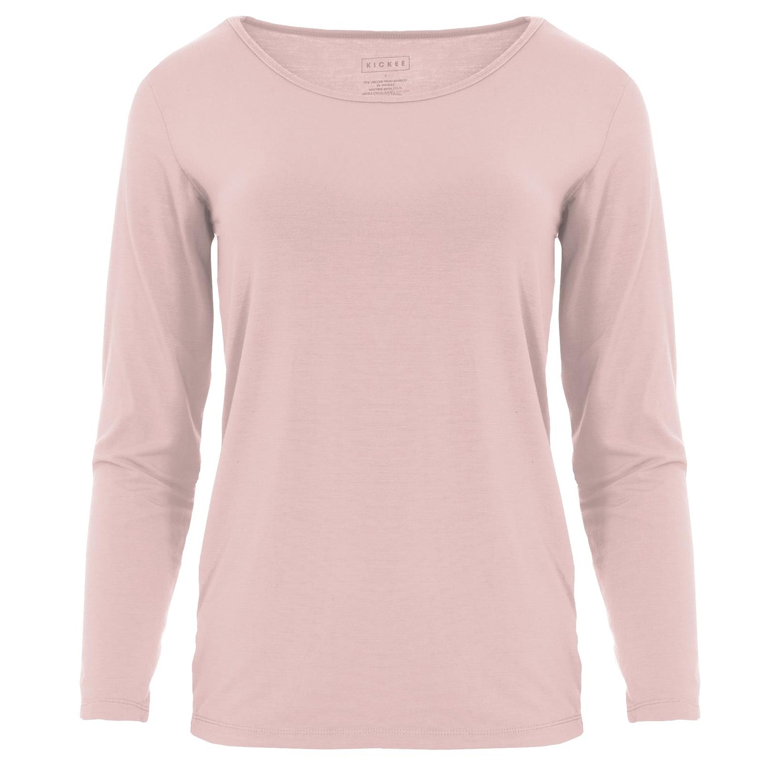 Women's Long Sleeve Loosey Goosey Tee in Baby Rose