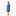 Women's Print Hospital Gown in Deep Sea Sailboat Race