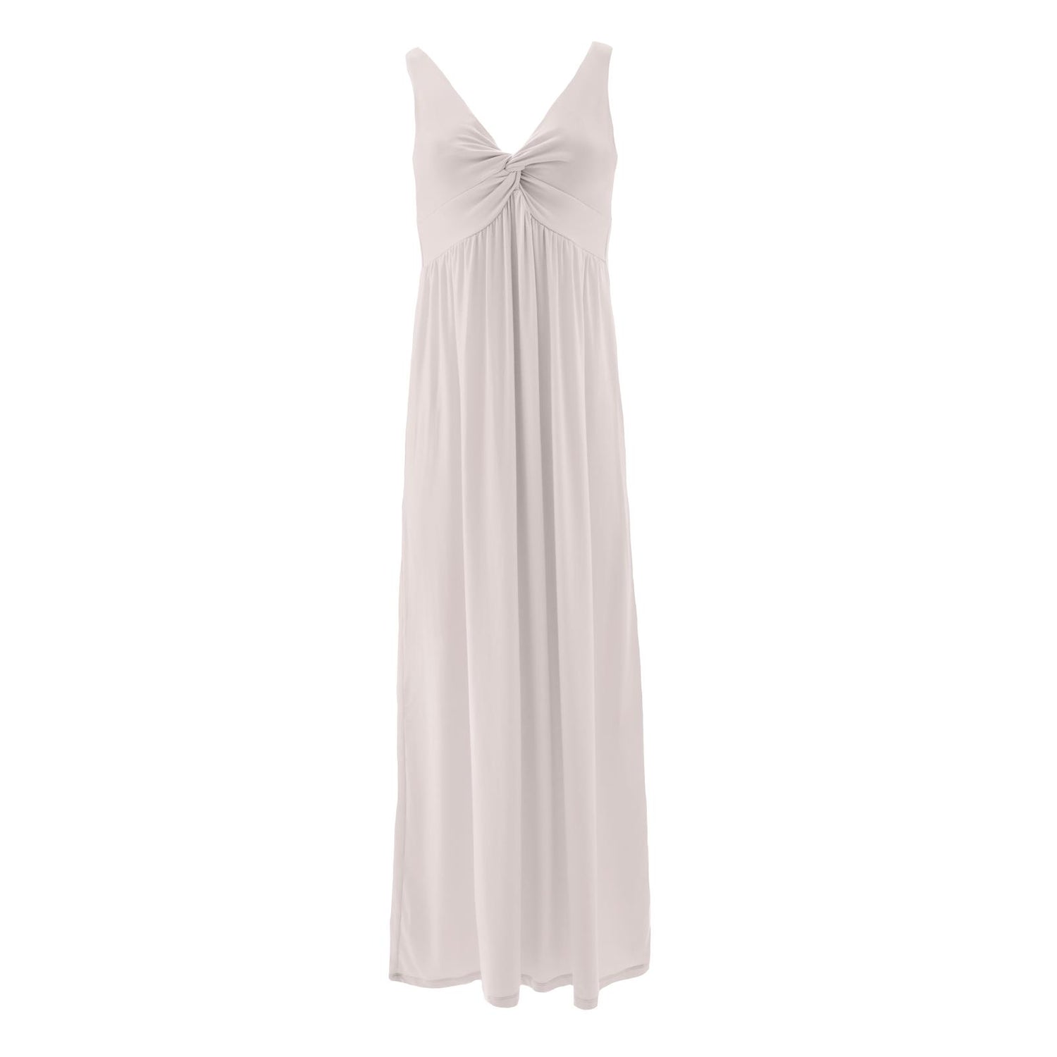 Women's Solid Simple Twist Nightgown in Baby Rose