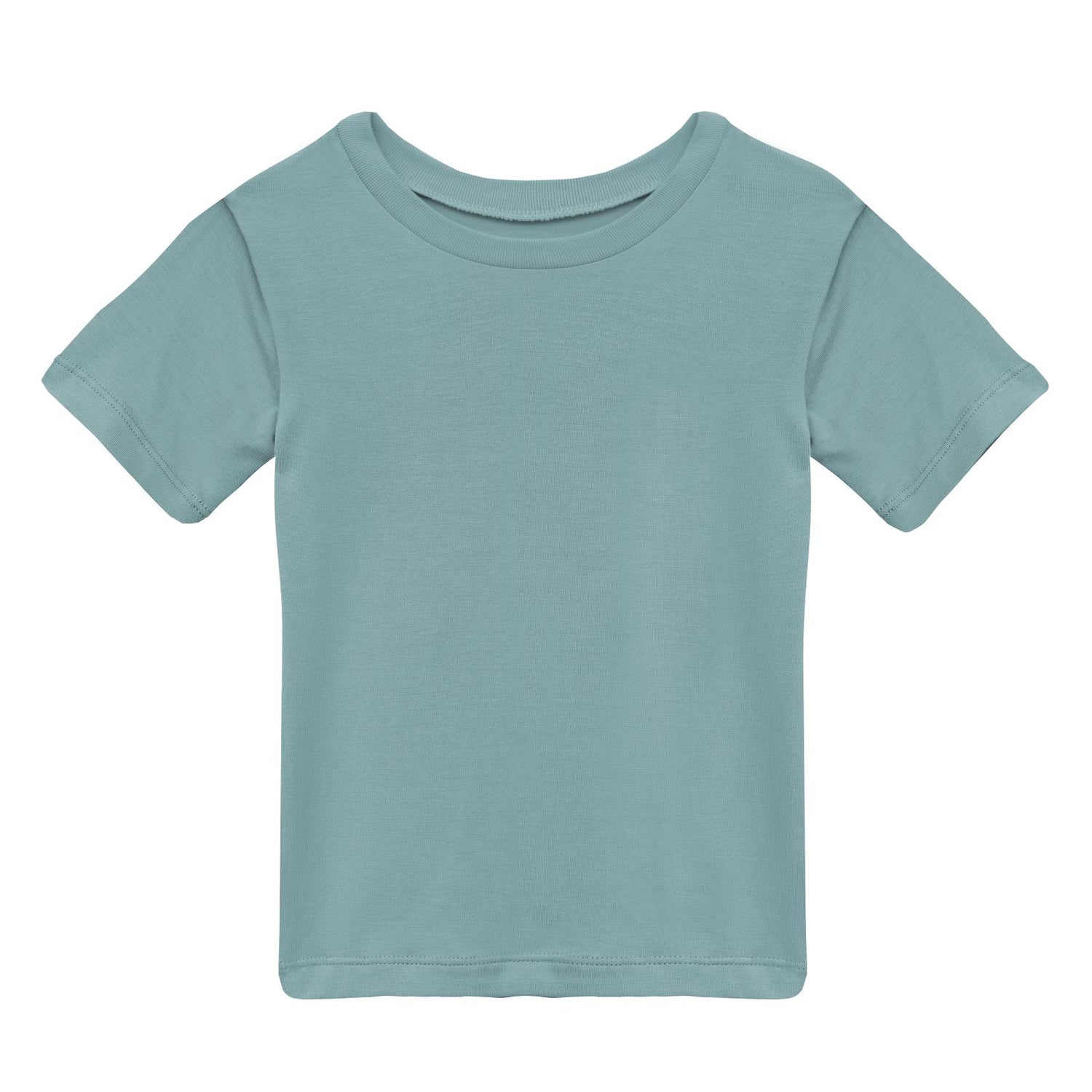 Short Sleeve Easy Fit Crew Neck Tee in Jade