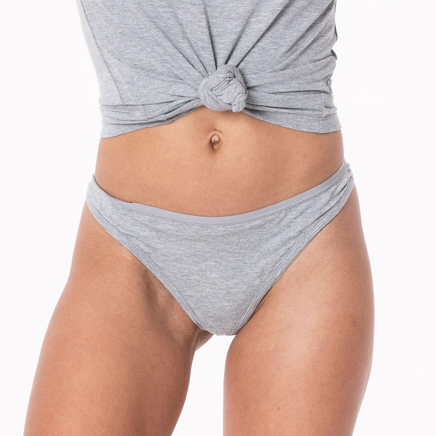 Women's Classic Thong in Heathered Mist