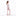 Women's Print Long Sleeve Jumpsuit with Hood in Baby Rose Tie Dye