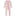 Print Coverall with 2 Way Zipper in Whimsical Stripe