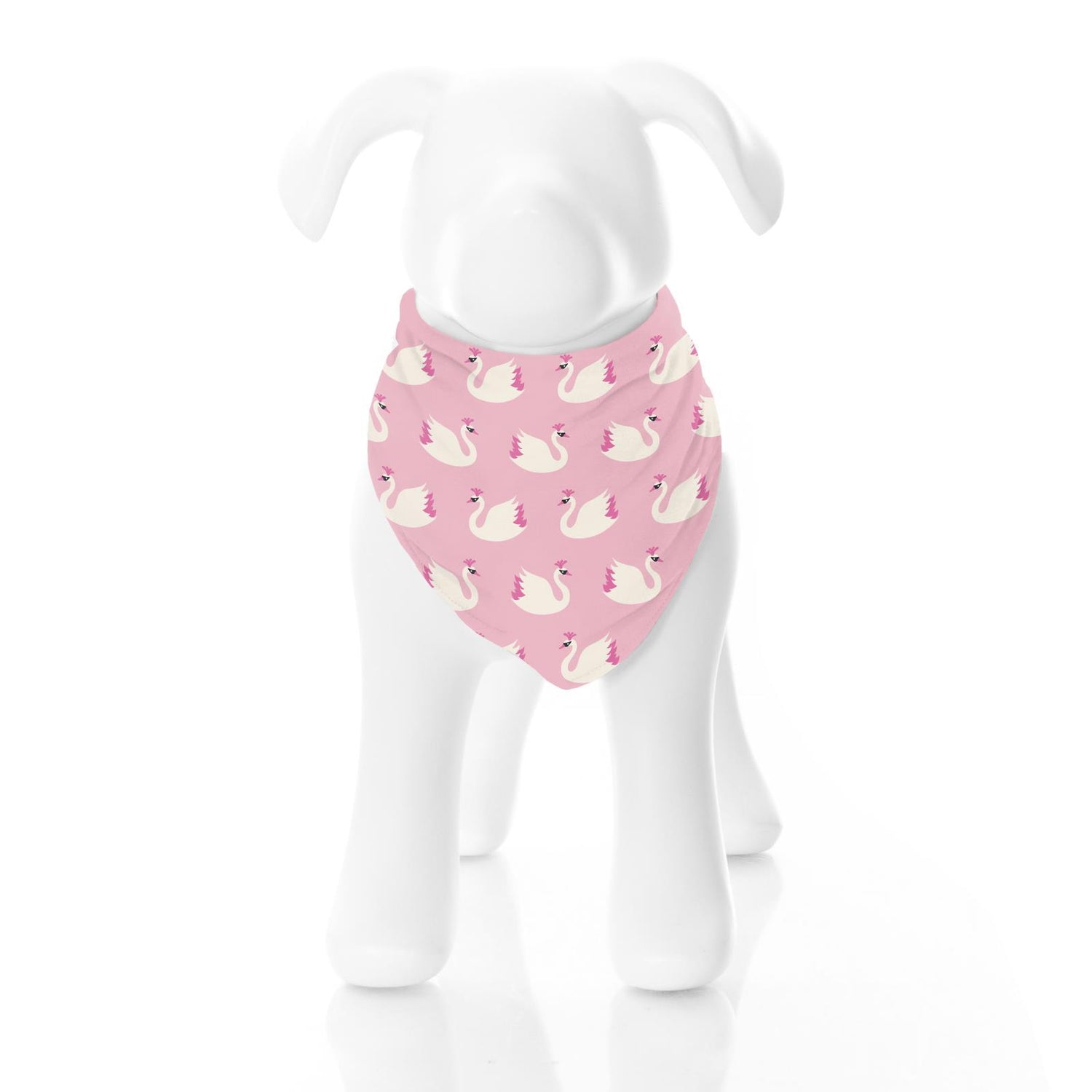 Print Dog Bandana in Cake Pop Swan Princess