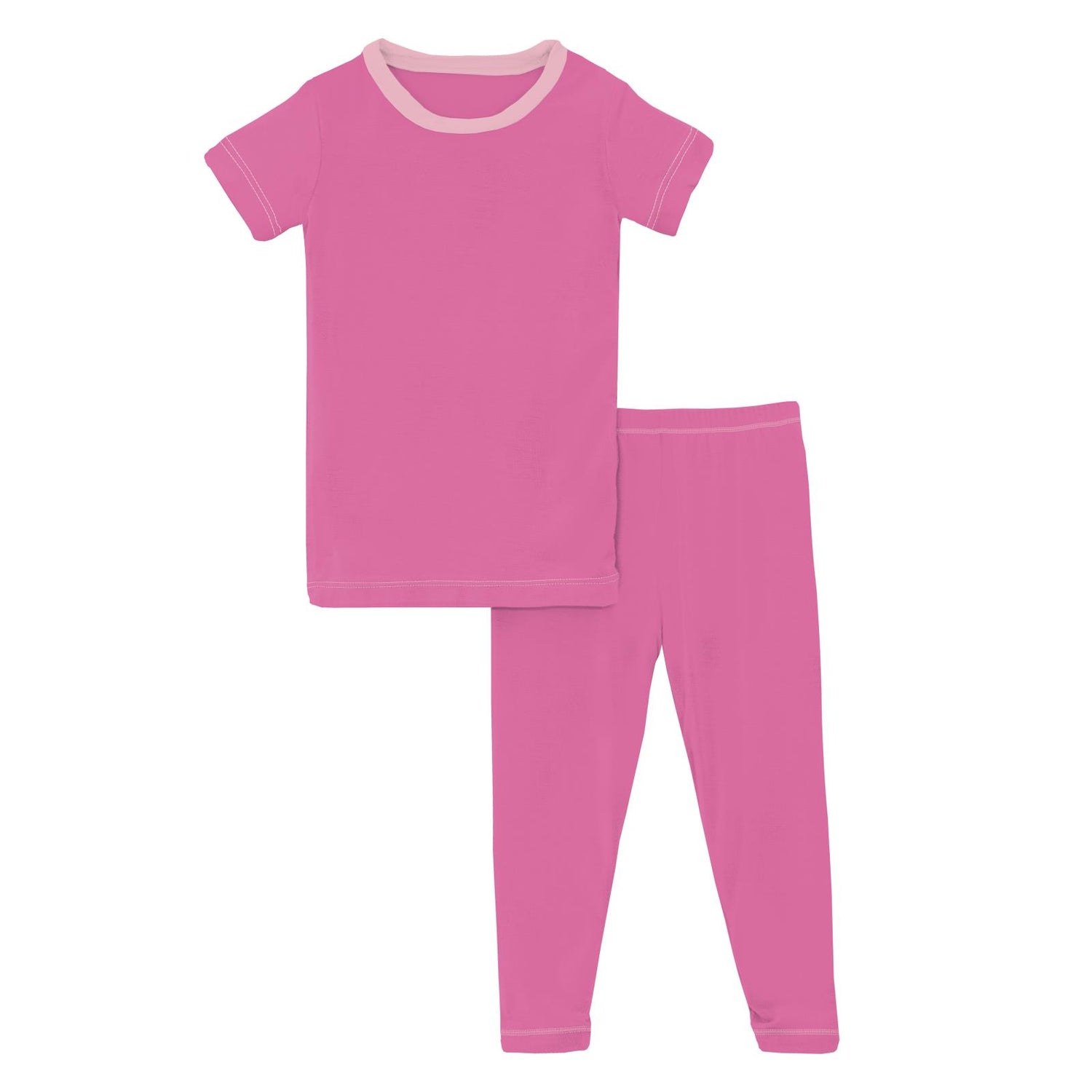 Short Sleeve Pajama Set in Tulip with Cake Pop