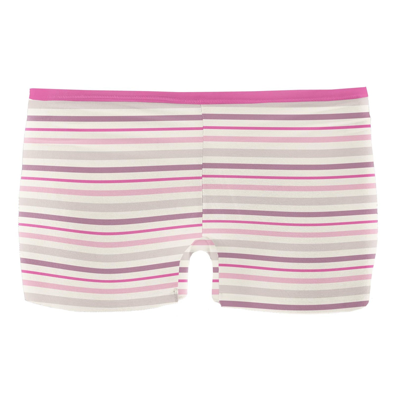 Women's Print Boy Short Underwear in Whimsical Stripe