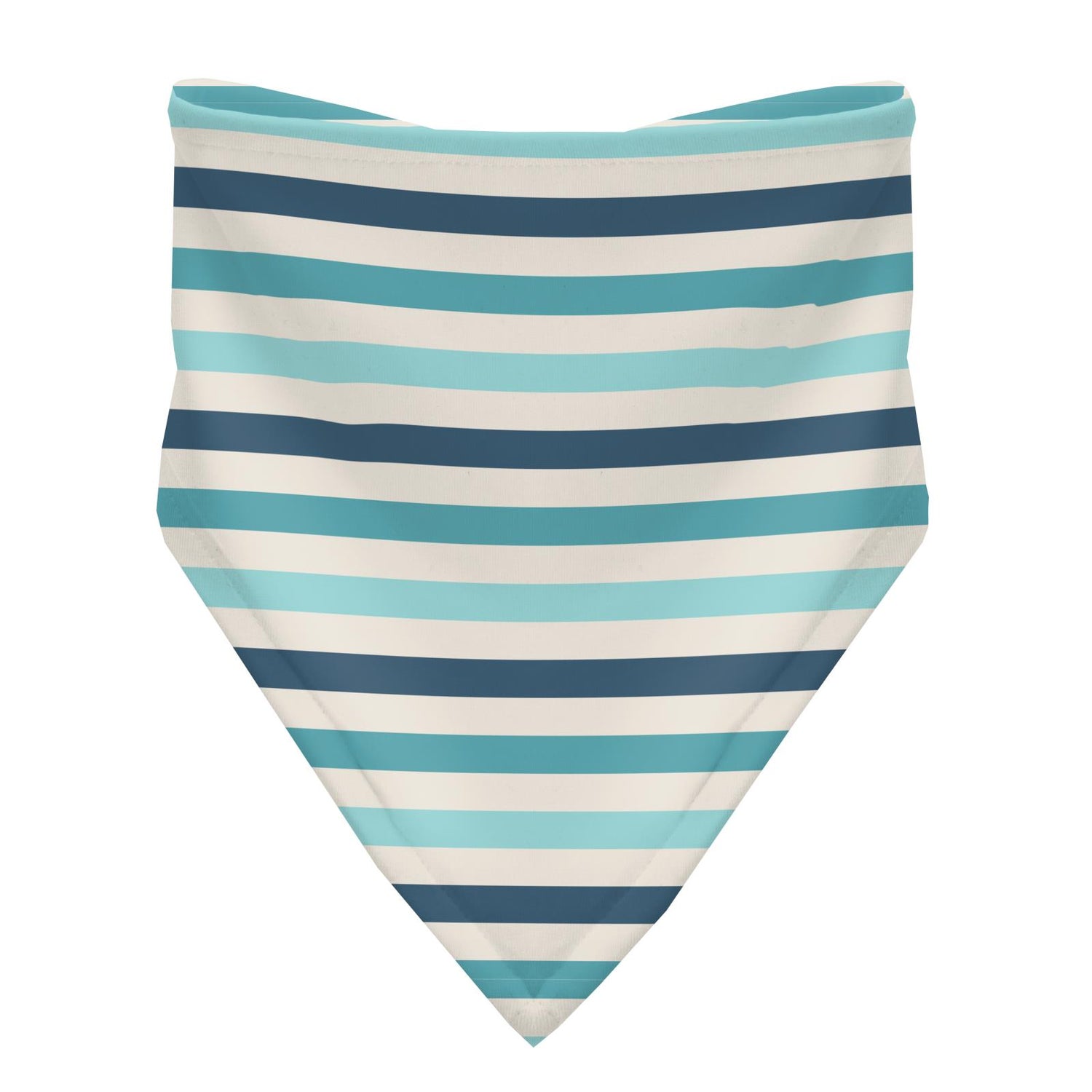 Print Bandana Bib Set of 3 in Deep Sea Cheeseburger, Summer Sky Bowling & Cruisin' Stripe