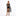 Women's Print Sleeping Bra, Tulip Shorts and Duster Robe Set in Jailhouse Rock Stripe