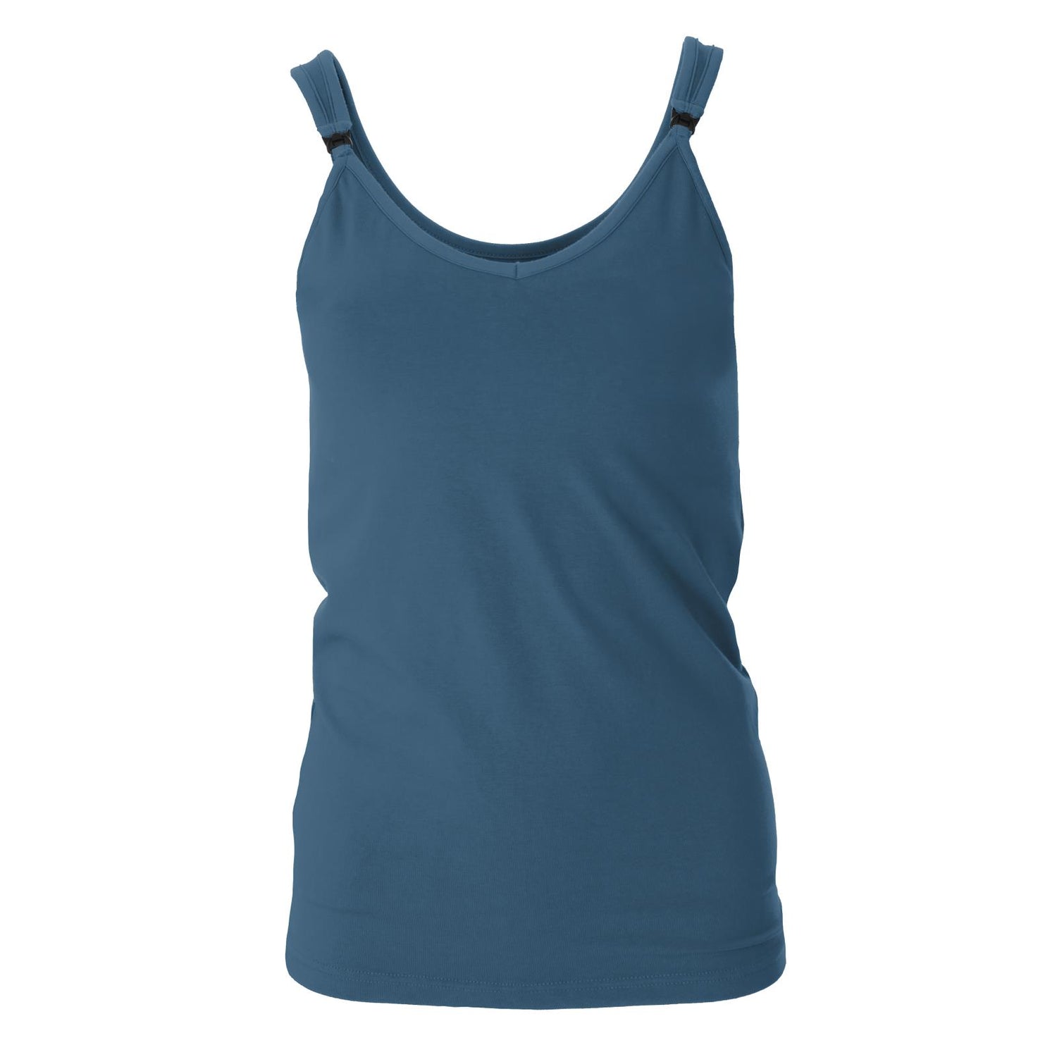 Women's Luxe Nursing Tank in Deep Sea