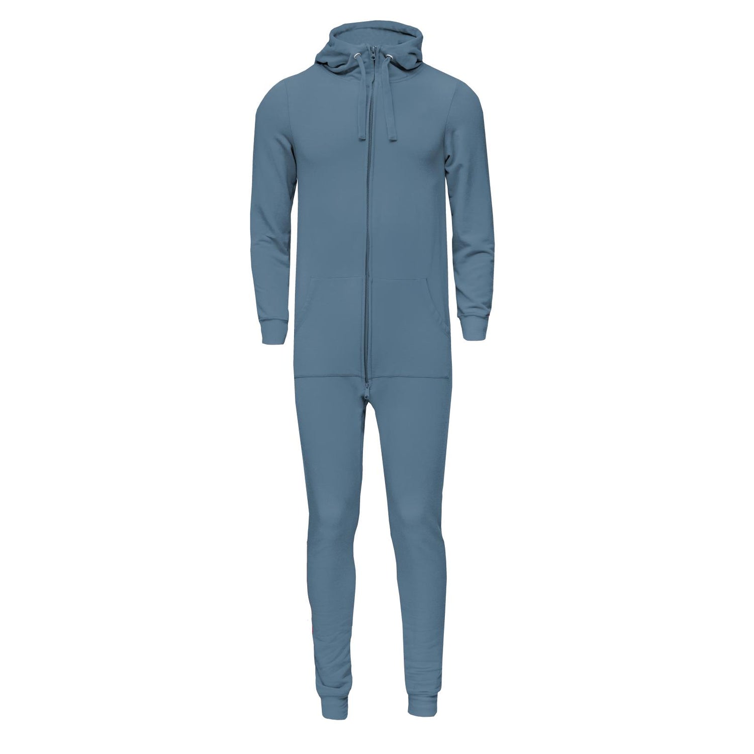 Adult Fleece Jumpsuit with Hood in Parisian Blue