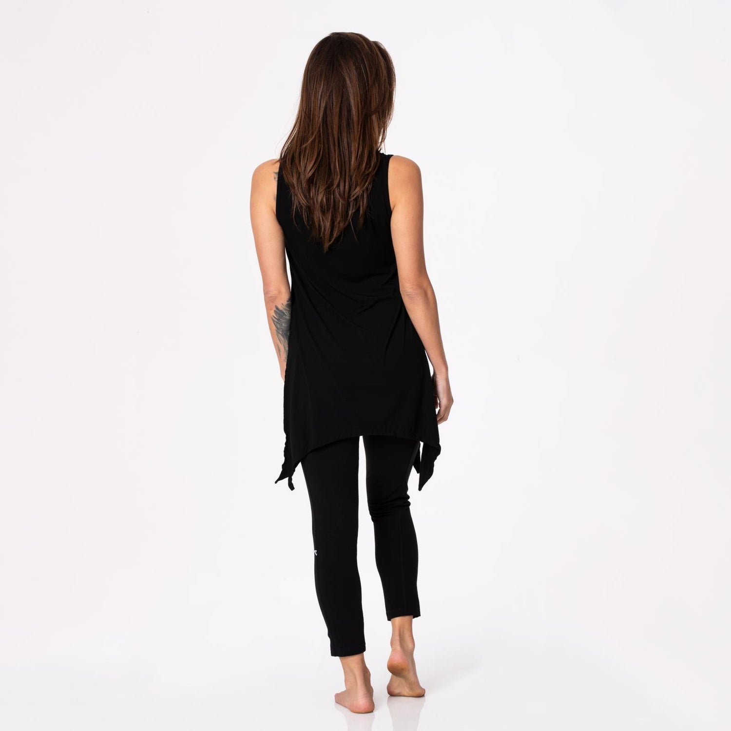 Women's Side-Slit Tunic in Midnight