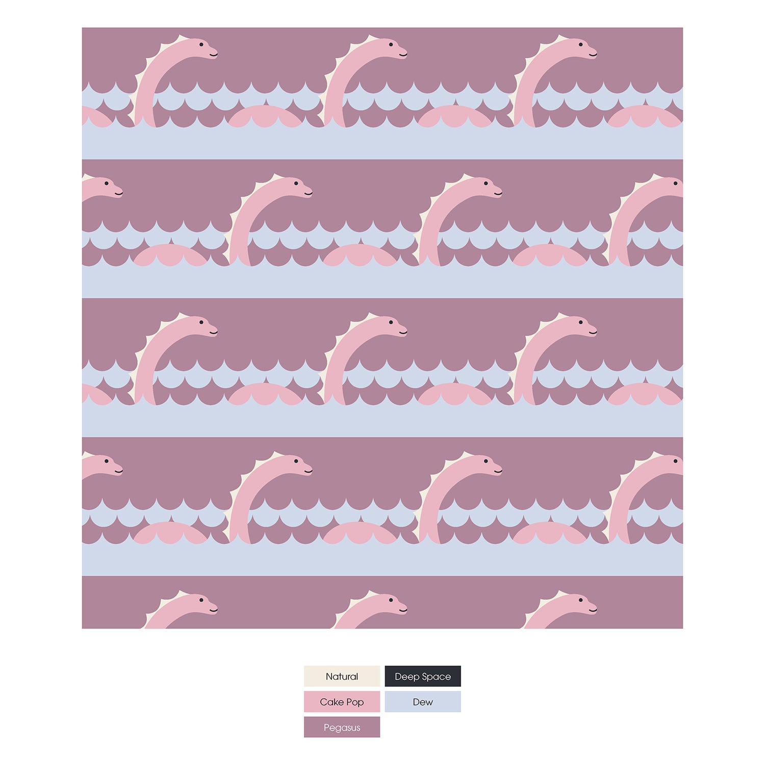 Print Dog Bandana in Pegasus Sea Monster