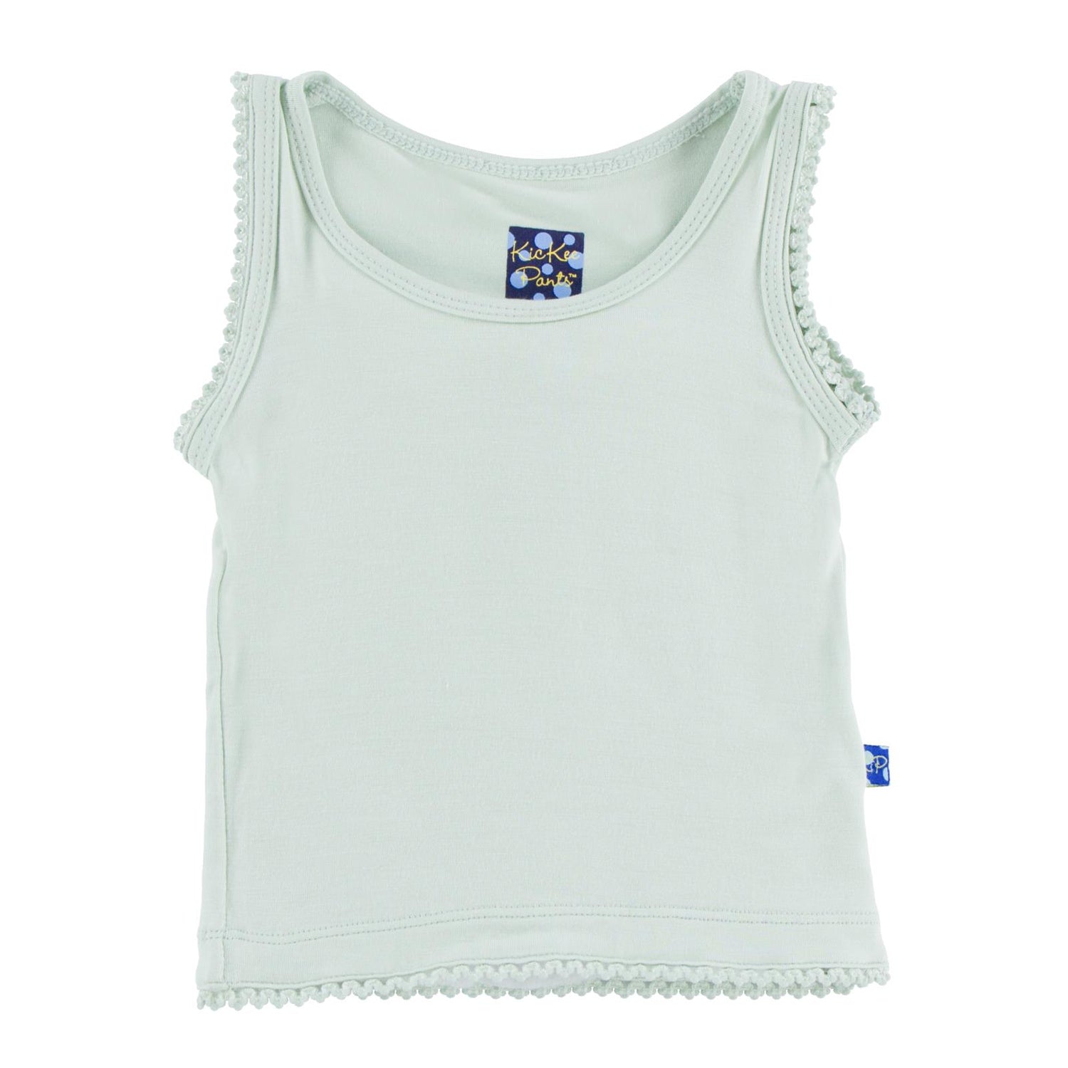 Scalloped Edge Tank in Aloe