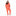 Print Adult Fleece Jumpsuit with Hood in Poppy Orange Blossom
