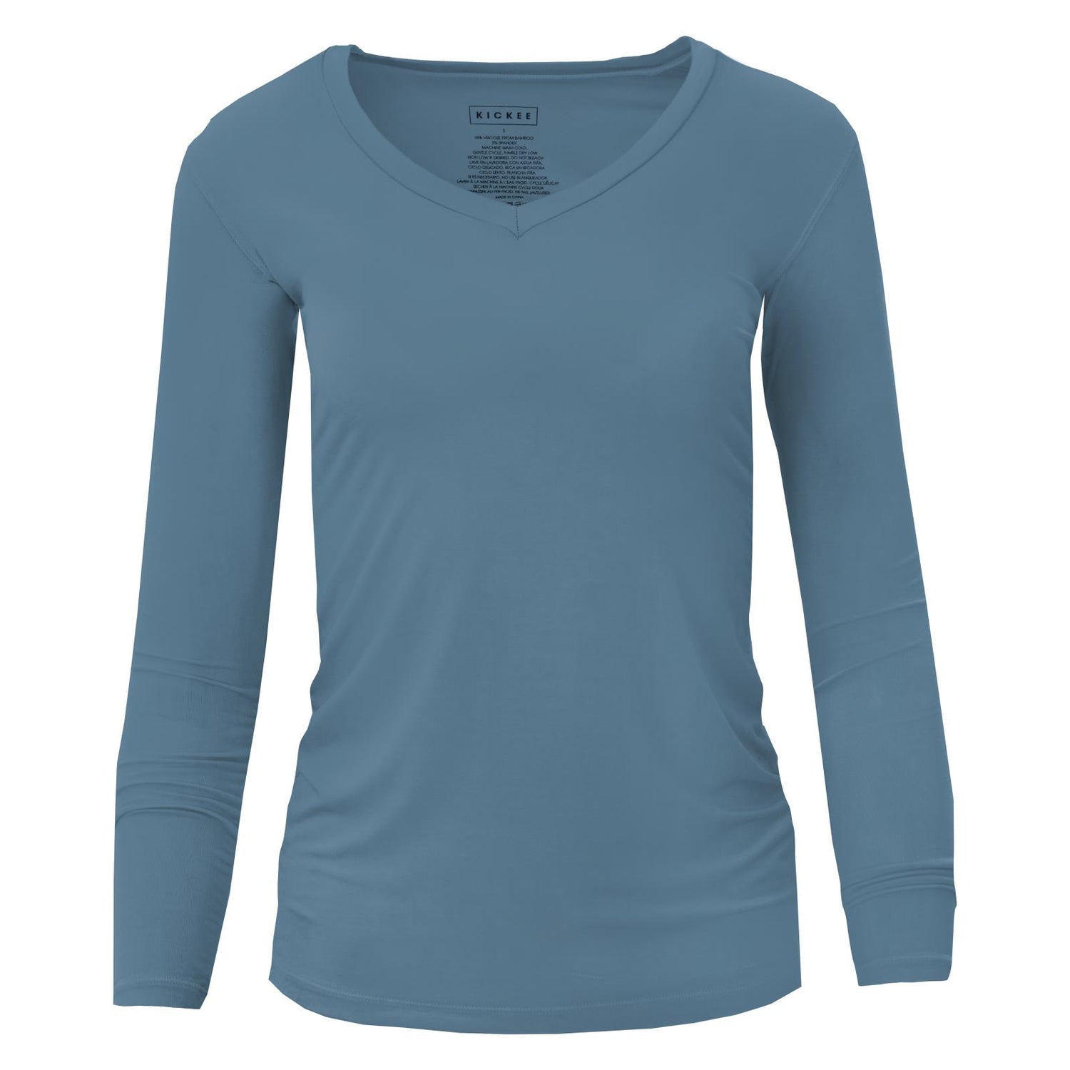 Women's Long Sleeve One Tee in Parisian Blue