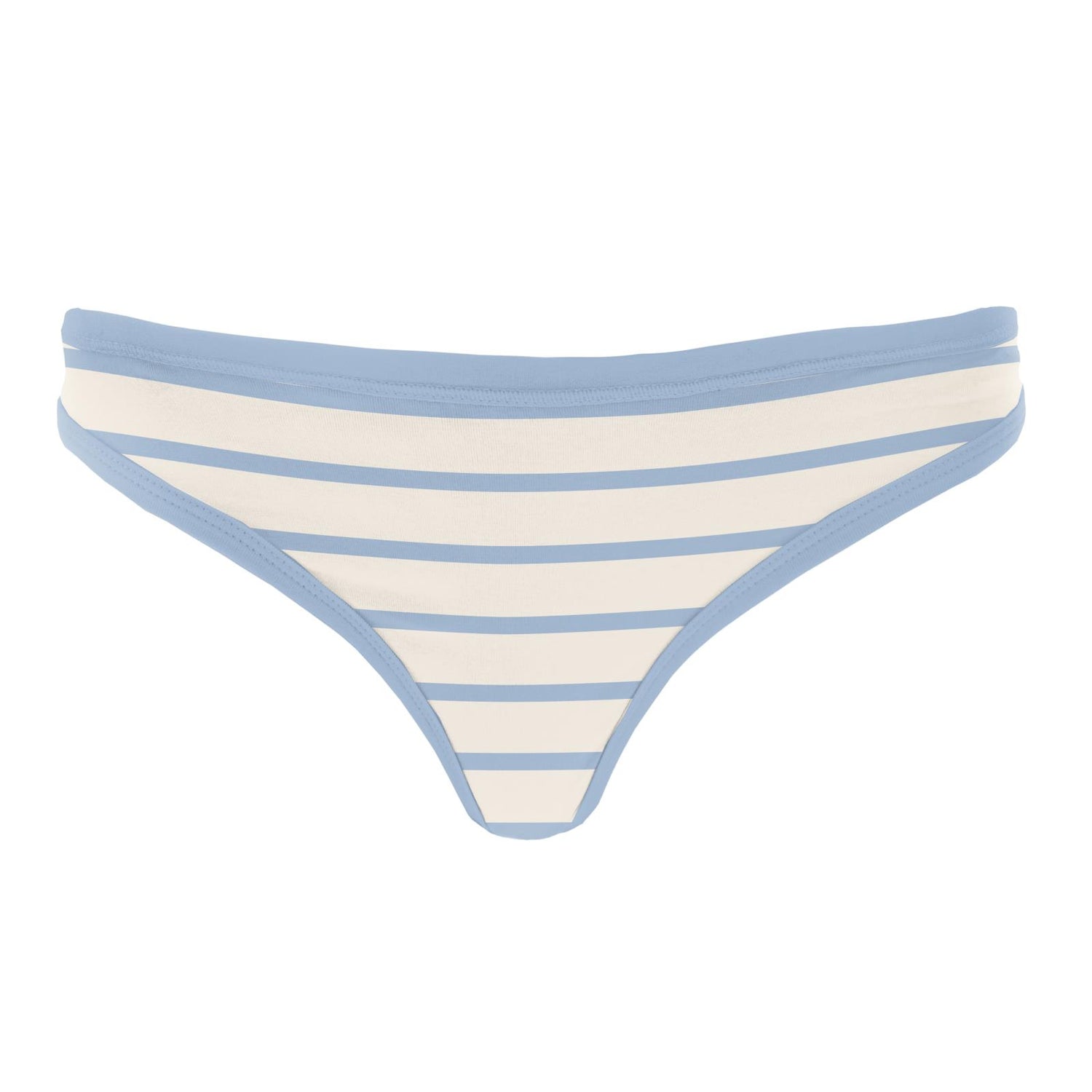 Women's Print Classic Thong Underwear in Pond Sweet Stripe