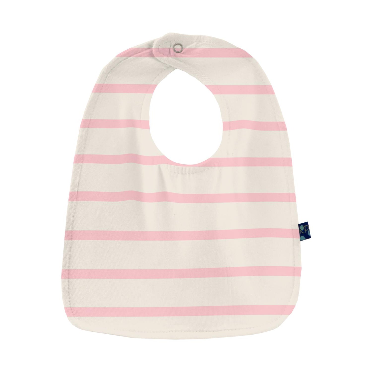 Print Burp Cloth and Bib Set in Lotus Sweet Stripe