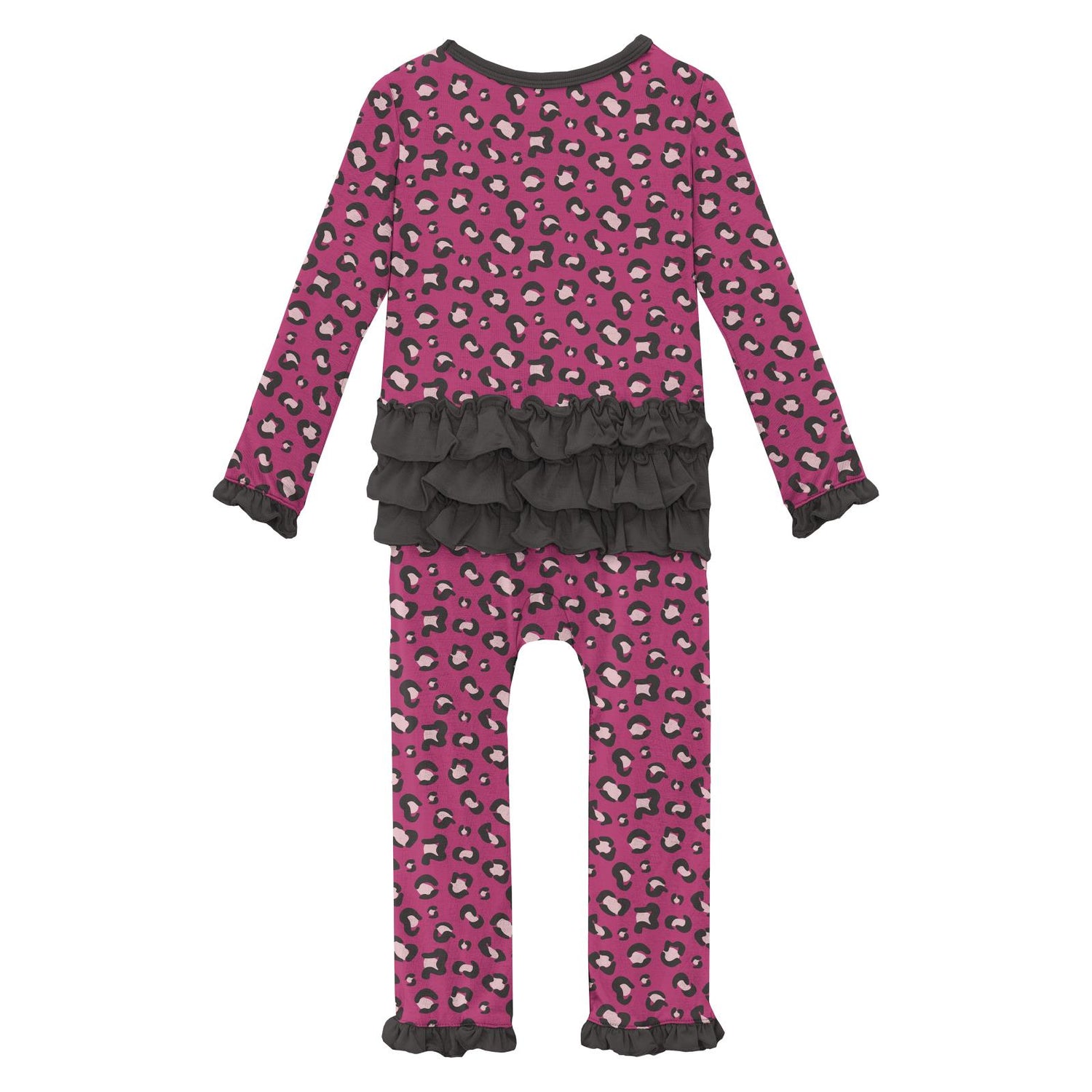Print Oh La La Ruffle Romper in Calypso Cheetah Print