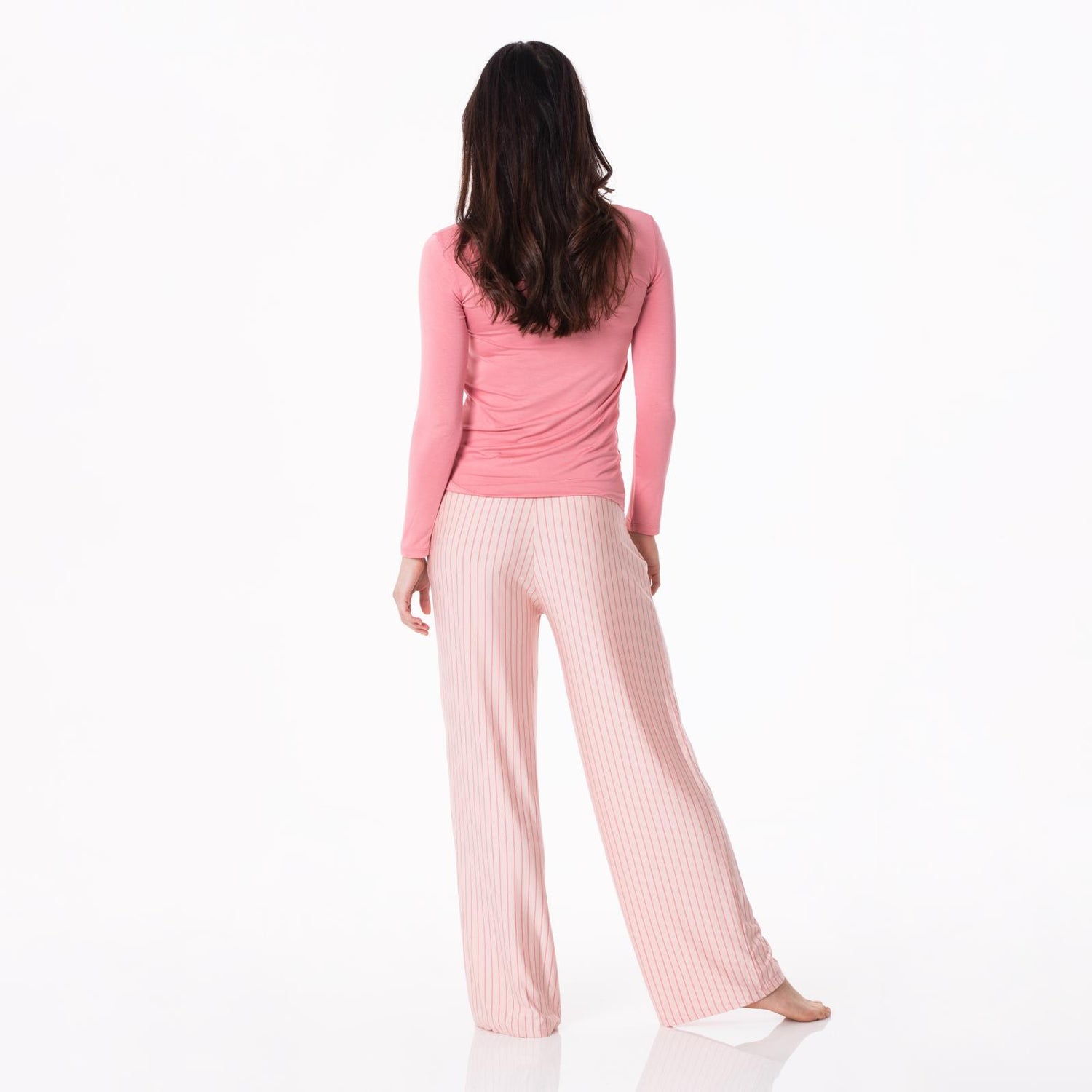 Women's Print Lounge Pants in Pinstripe