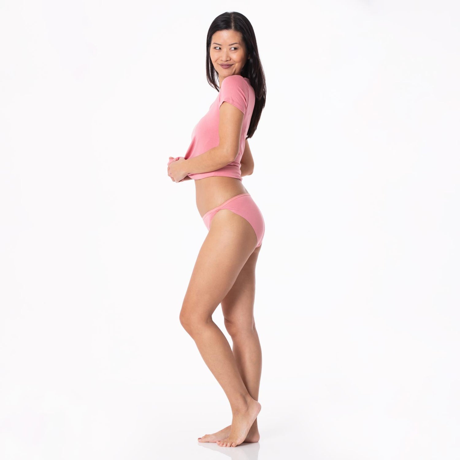 Women's Bikini Brief in Desert Rose