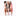 Women's Print Sleeping Bra, Tulip Shorts and Duster Robe Set in Burlap Lace