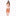 Women's Sleeping Bra, Tulip Shorts and Duster Robe Set in Peach Blossom