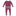 Print Muffin Ruffle Footie with 2 Way Zipper in Berry Ski Birds
