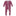 Print Muffin Ruffle Footie with 2 Way Zipper in Berry Ski Birds