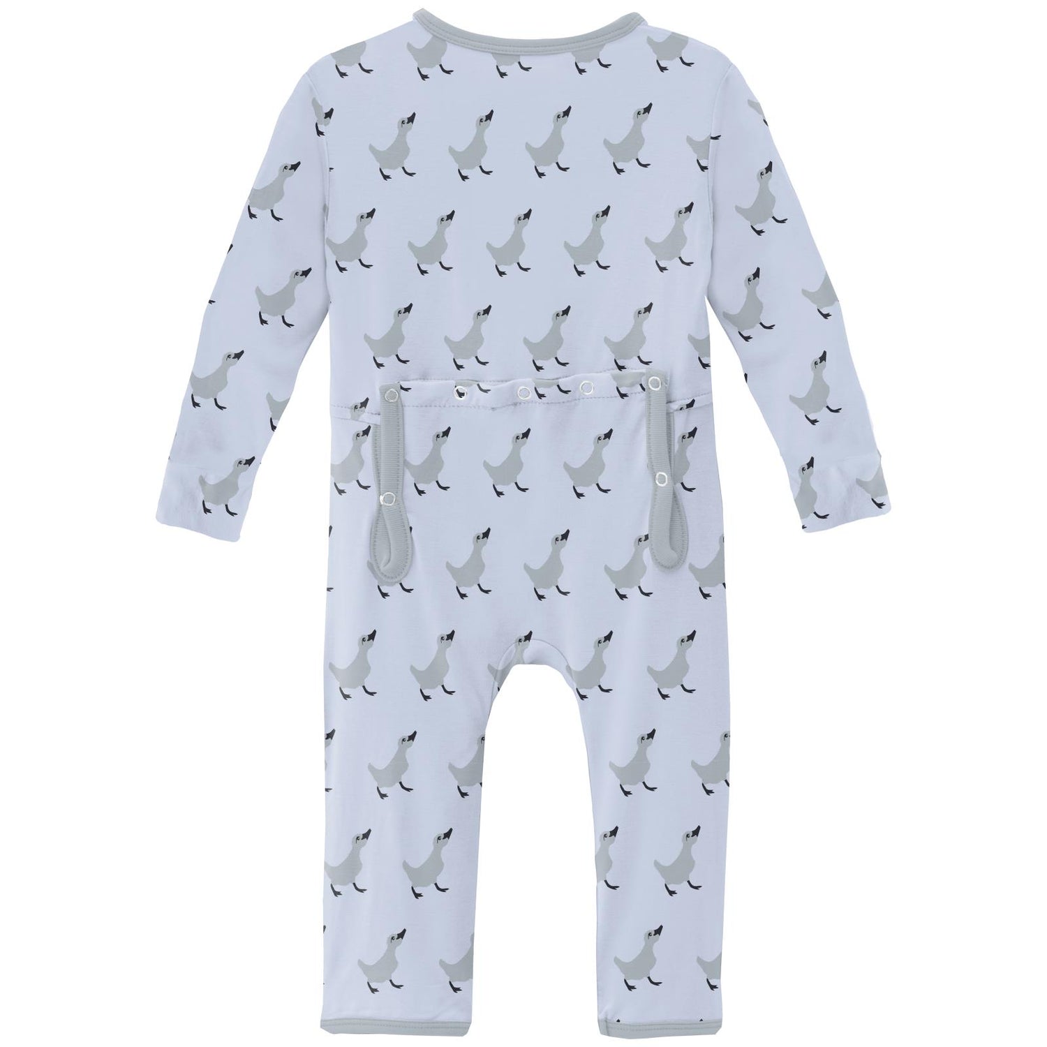 Print Coverall with 2 Way Zipper in Dew Ugly Duckling