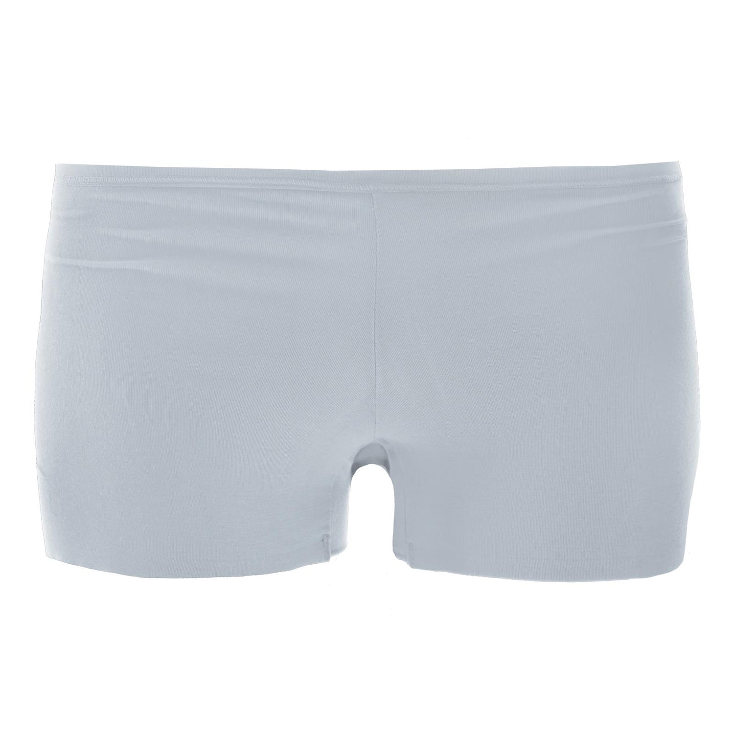 女性用ソリッドボーイショートパンツ パールブルー