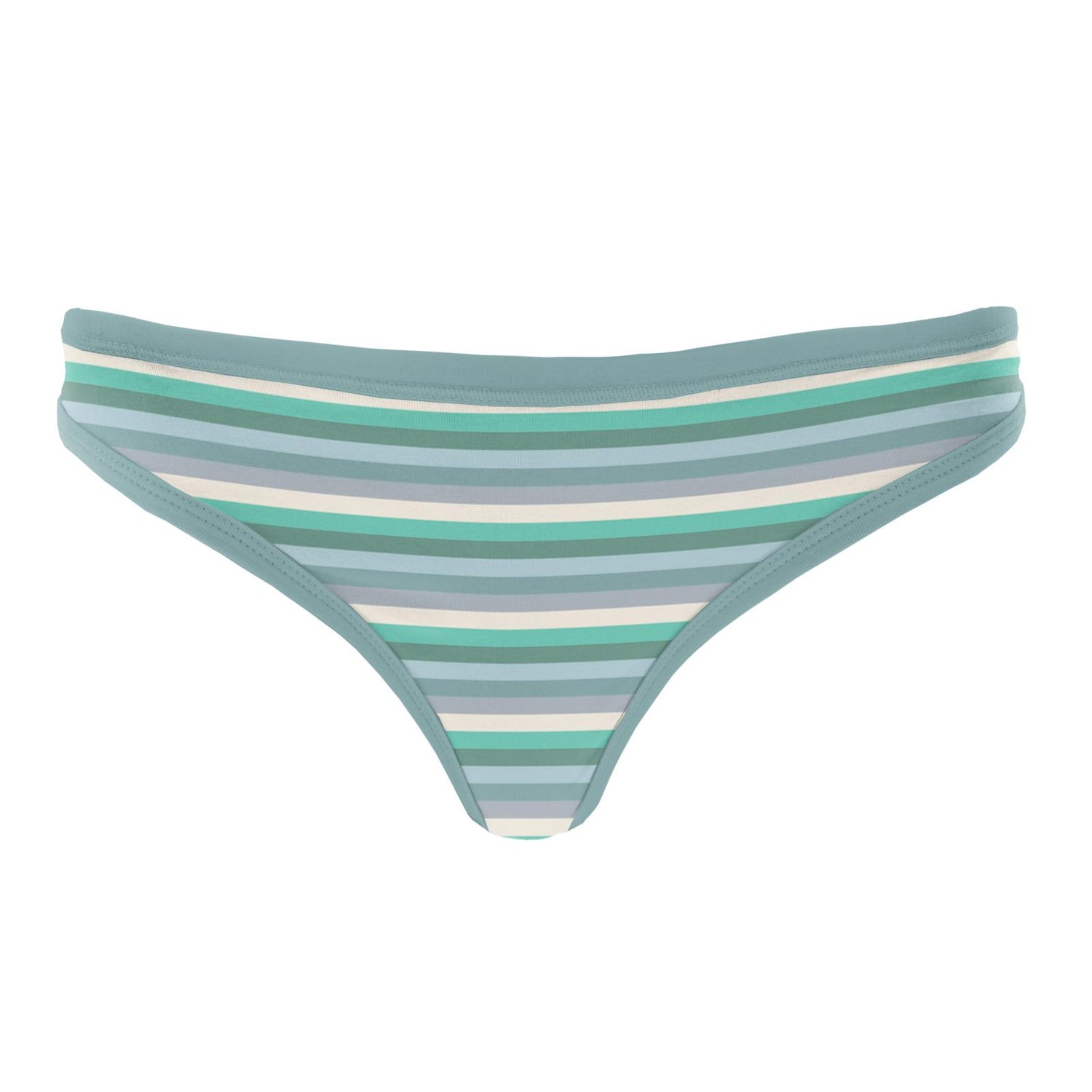 Women's Print Classic Thong in April Showers Stripe