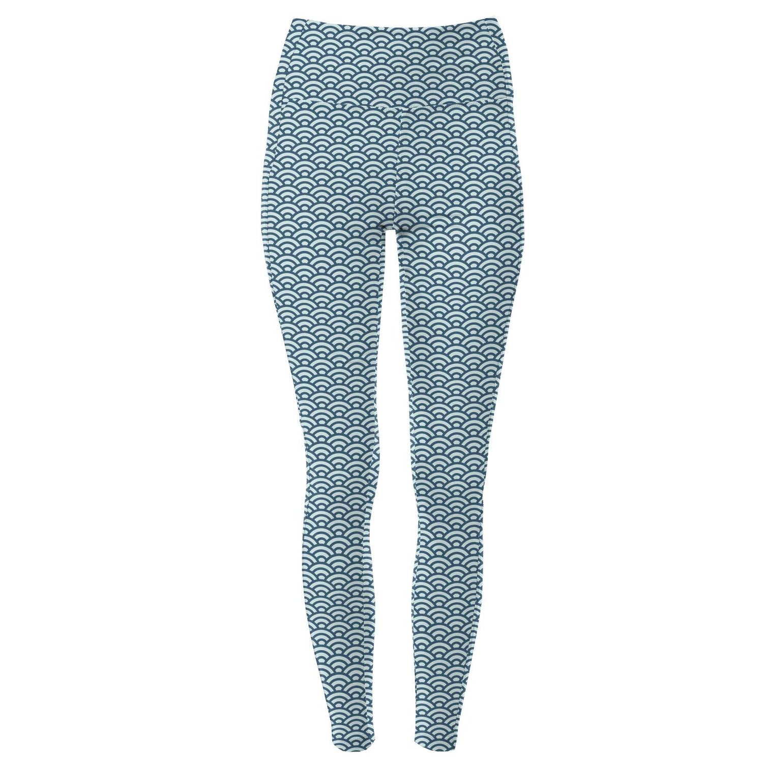 Women's Print Lounge Leggings in Fresh Air Waves