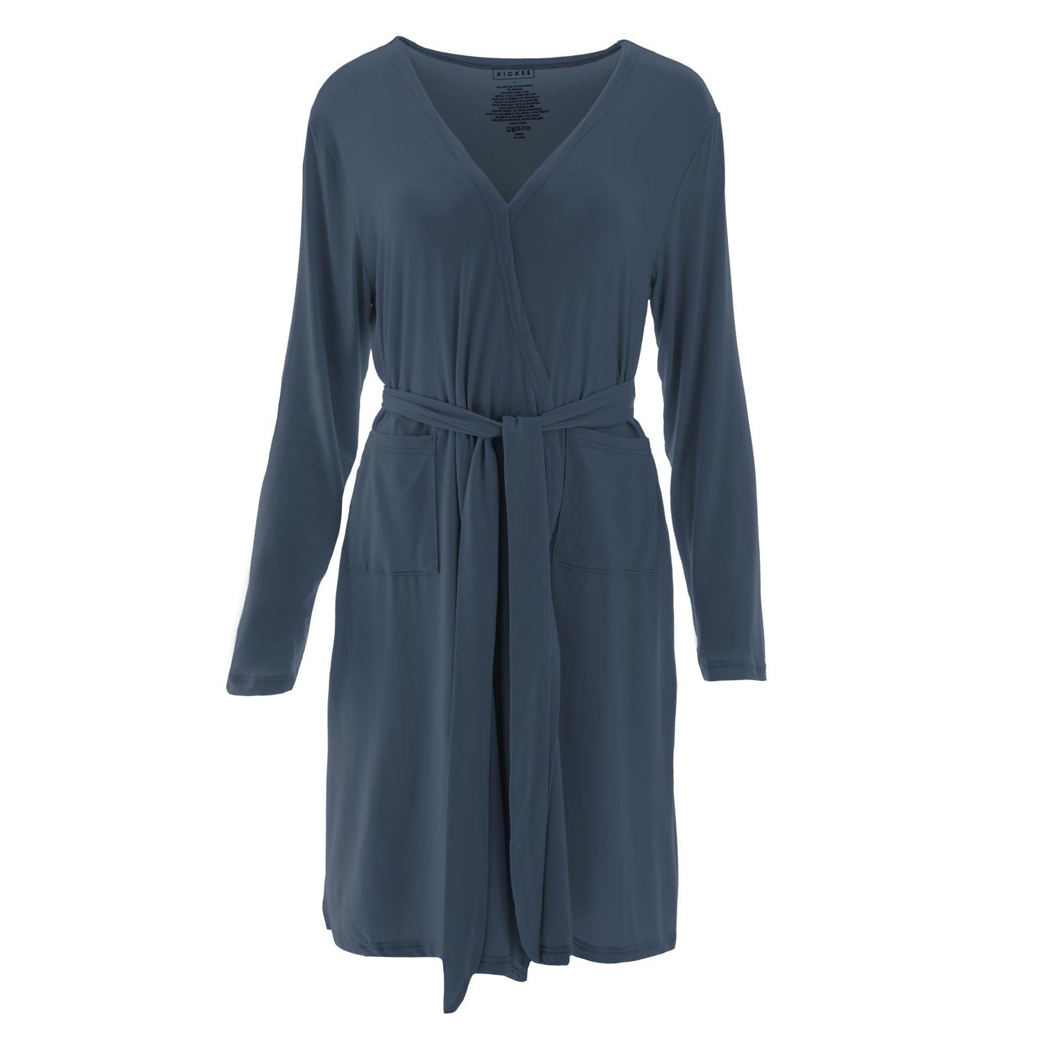 Maternity/Nursing Robe in Deep Sea