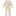 Print Classic Ruffle Coverall with 2 Way Zipper in Rainbow Hearts