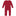 Coverall with Snaps in Crimson