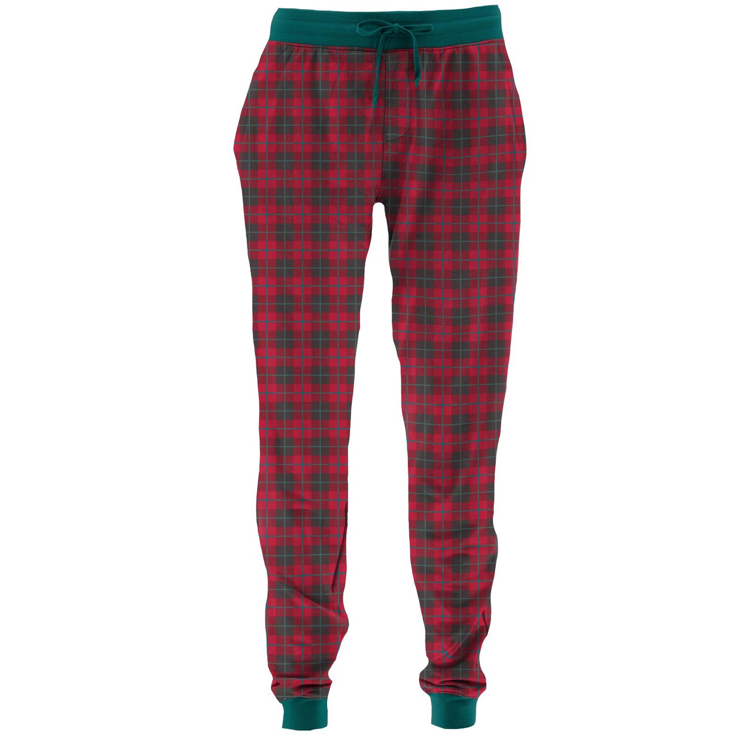 Men's Print Fleece Joggers in Anniversary Plaid